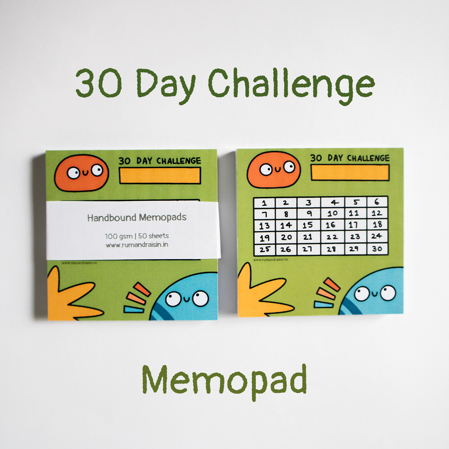 30 Day Challenge Memopad