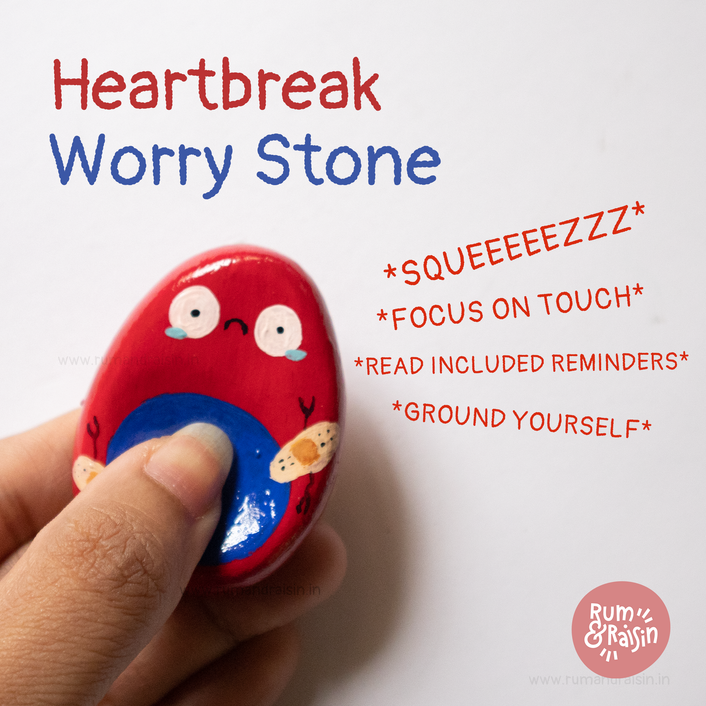 Heartbreak Worry Stone