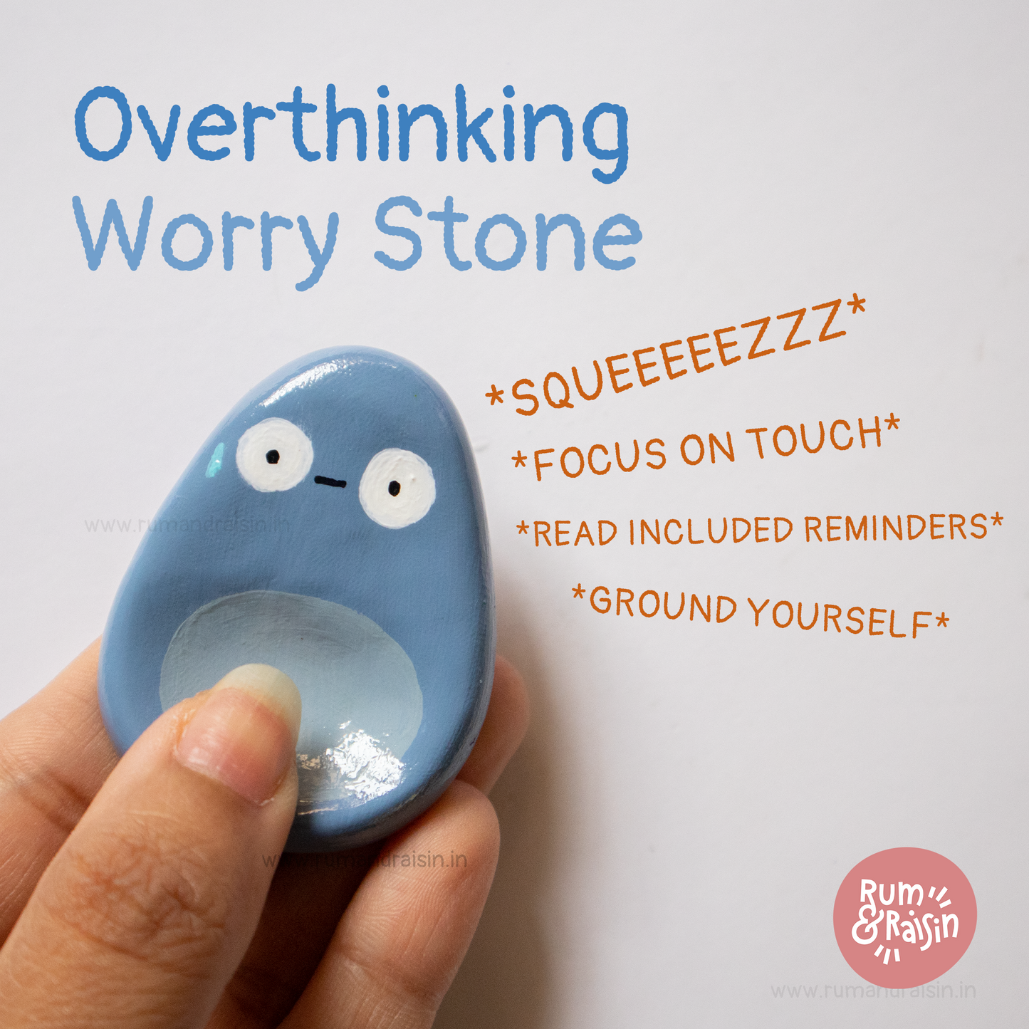 Overthinking Worry Stone