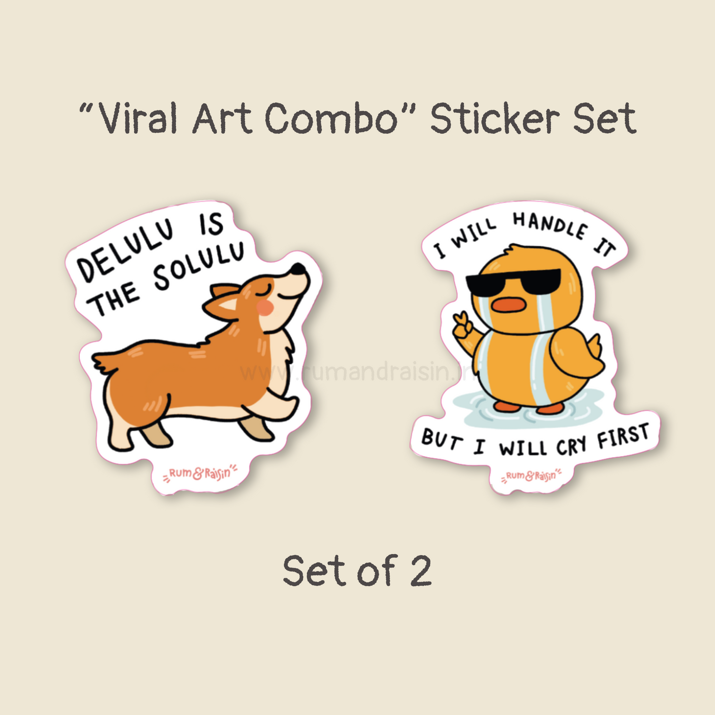 Viral Art Combo - Sticker Set