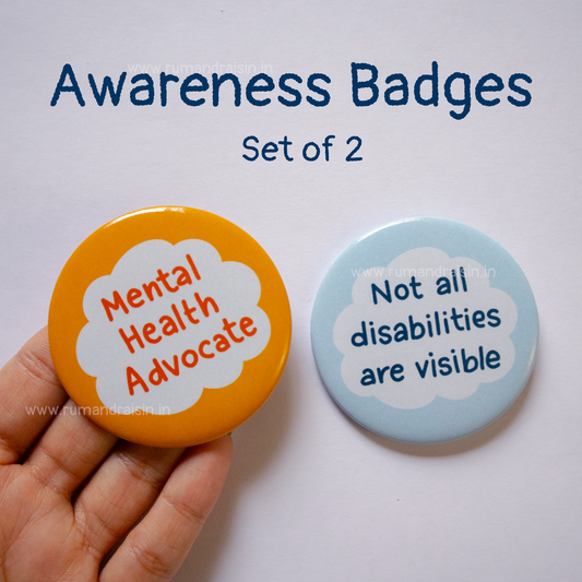 Awareness Badges - Set of 2