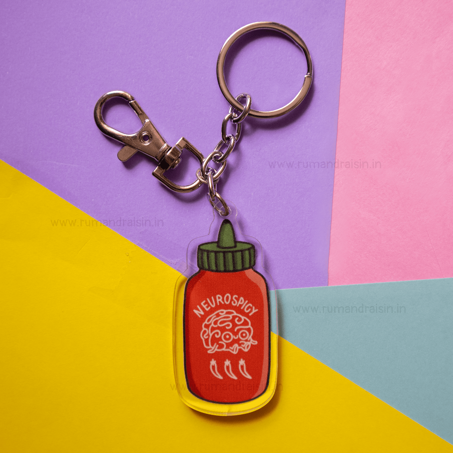 Neurospicy: Acrylic Keychain