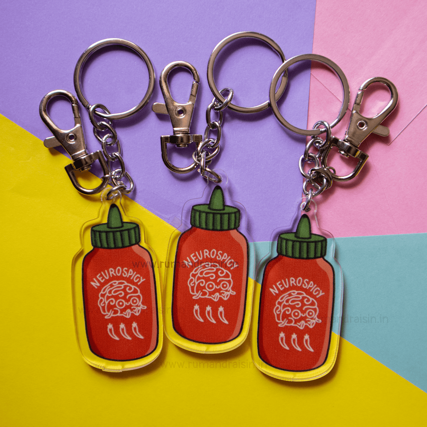 Neurospicy: Acrylic Keychain