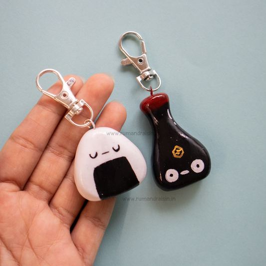 Onigiri & Soy: Keychain Set