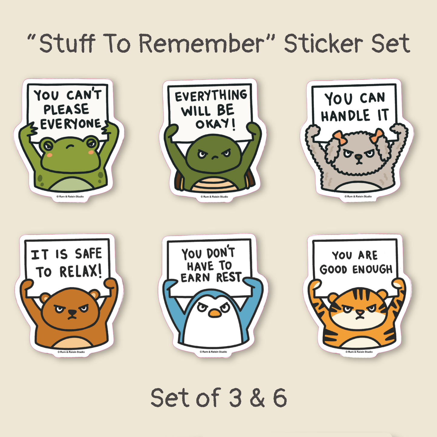 Stuff to Remember - Sticker Set